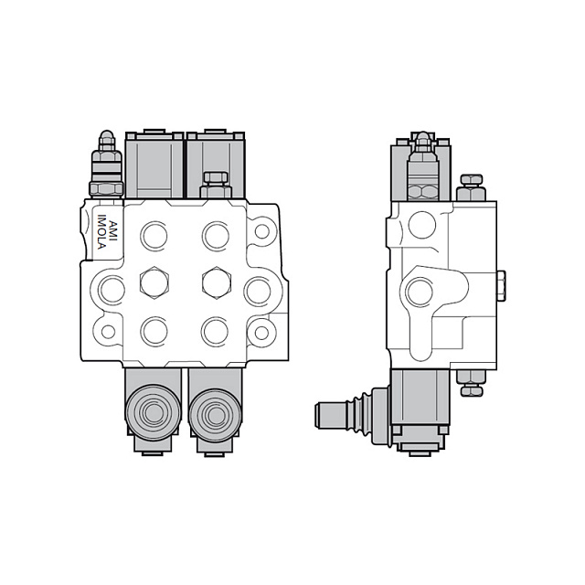 Распределитель AMI 302 P2S(160) AB6 C2 R4(200) x2