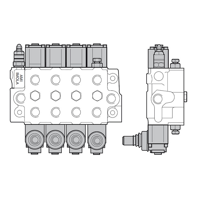 Распределитель AMI 304 P2S(160) AB6 C2 R4(200) x4